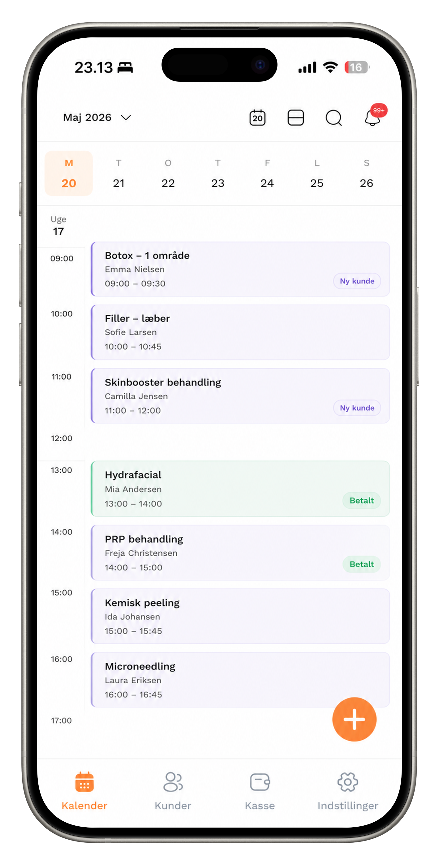 Bahlou app på telefon